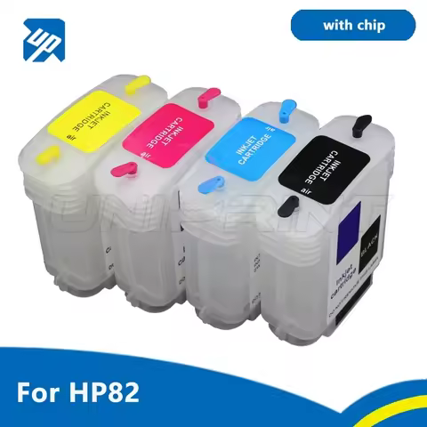 UP refillable Ink cartridge compatible for HP82 with ARC chip for HP 510 HP510 printer CH565A C4911A