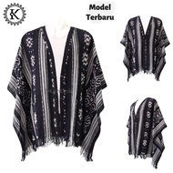 Woven Batwing Cardigan / Ethnic Woven Cardigan - Ethnic Fabric