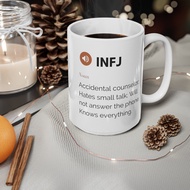 MBTI Definition Cup INFJ Personality Test Cup Ceramic Ceramic Mug Cup Gift Cup
