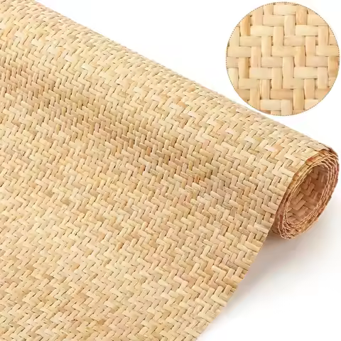 35-55cm Width Natural Rattan Roll Cane Webbing, Large Size Caning material Rattan Cane Rattan fabric