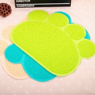 Pets Paw Shape  Feet Mat Placemat Radiating Dog Cats Pads