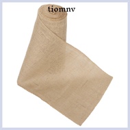 TIOMNVVN Jute Burlap Roll, Wide Handmade Burlap Roll, Fabric Reusable 30cm Hessian Ribbon Home Decor