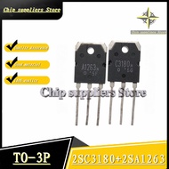 10PCS-20PCS// 2SC3180N+2SA1263N 2SC3180 2SA1263 TO-3P C3180 A1263 TO3P Audio amplifier pairing tube 