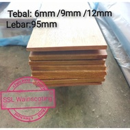 Wainscoting Door Frame/Board And Battern, Kayu Nyatoh/ Plain Wood