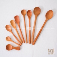 Spoon, wooden spoon, spoon, soup - wooden spoon (1 piece)