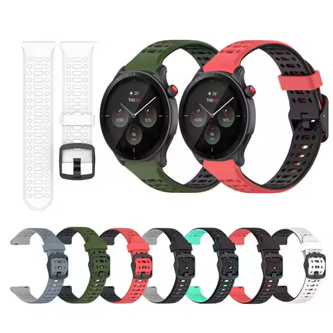 For Huami Amazfit GTR 3 4 3pro 4pro GTR 2 2E GTR Mini Silicone Strap Band Sport Bracelet Replacement