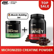 ON Optimum Nutrition 100%Whey & Micronized Creatine,Muscle-Building Set