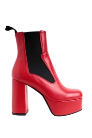 Villains SF DARLENE Platform Chelsea Boots รองเท้าบูทแพลตฟอร์มผู้หญิง