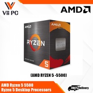 [LOCAL AMD WARRANTY]AMD RYZEN 5 5500 PROCESSOR (UPTO 4.2GHZ L3 Cache 16MB)