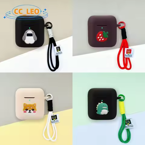 For Marshall Minor IV Case Cartoon Sushi Lanyard Pendant Silicone Soft Case Marshall Minor III Shock