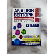 Analisis Bertopik Kertas Soalan Sebenar SPM Sejarah