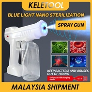 Wireless Portable Rechargeable USB Charging Electric Disinfection Sprayer UV Blue Ray Light Nano Steam Spray Gun