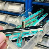 Stereo Sliding Potentiometer 7.5cm -10k-20k-50k-A103-A203-A503 choose variation