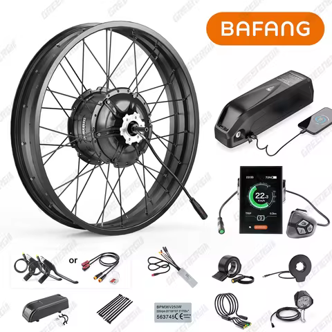BAFANG 1000W Hub Motor Wheel G062 Fat Ebike Kit 20 26 inch Electric Bicycle Bike Rear Motor Conversi