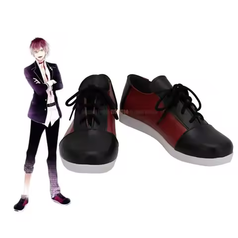 Diabolik Lovers Ayato Sakamaki Cosplay Shoes Leather Boots for Halloween Comic-con Cosplay