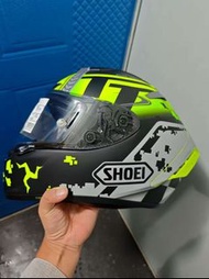 【全新】Shoei X14曼島TT綠版畫摩托車頭盔機車頭盔
