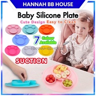 Baby Silicone Plate Dinnerware Kid Children Cute Mickey Silicone Bowl Infant Eating Training Pinggan