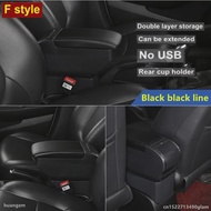 For Hyundai I20 armrest box For Hyundai I20 2020-2024 Car Armrest box Storage Box Cup holder Car Acc