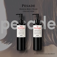 [PESADE] Hand & Body Wash 250ml – Mid Mountain / In Hindsight | Korean Niche Fragrance Cleanser | Mo