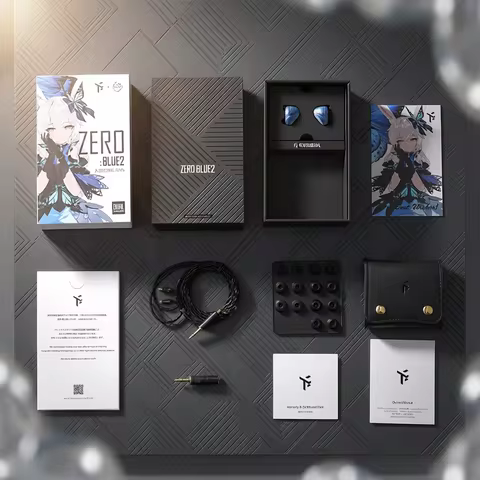 TRUTHEAR Zero:BLUE2 Earphone Dual Dynamic Drivers LEMs with Detachable Cable in Ear Headphone 0.78mm