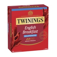 Twinings English Breakfast Decaf Medium Strength (80 tea bags) expiry January 9 , 2026