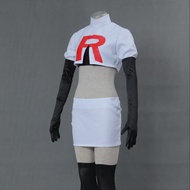 Anime Cosplay Costume For Adult Team Rocket Jessie Musashi James Kojirou Halloween Cosplay Costume F