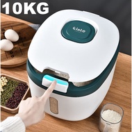 iphone second hand ♕High Quality Rice Storage Box Kitchen Container 10KG Rice Dispenser Rice Bucket
