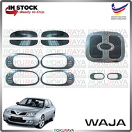 [CHROME] Proton Waja Side Signal Door Inner Outer Handle Fuel Cap Garnish Moulding Cover Car Accesso