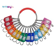 Portable Metal Ring Key Organizer Ring Key Organizer Metal Ring Key Organizer with 16 Spring Hooks &