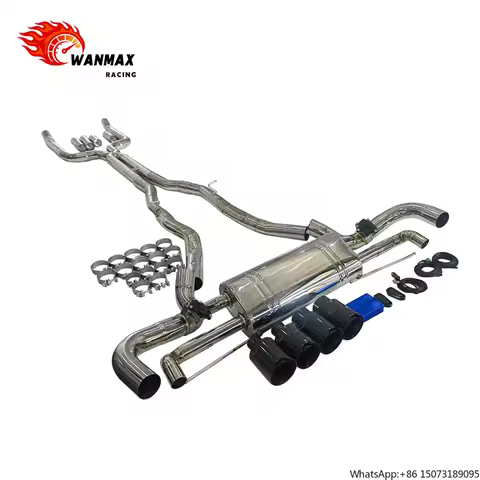 304 Stainless Steel Catback Muffler Exhaust System for 2019+G05 G06 X5 X6 M50i M60i Exhaust Equal Le