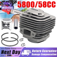Wildervista 5800/58CC Chainsaw Cylinder Piston Kit Cylinder Block Assy 5800 1 Set Piston Cylinder Bl