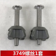 Colaler Toilet Seat Installation Screw with Black Washer Metal Washer Anchor Toilet Seat Installatio