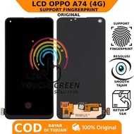 LCD TOUCHSCREEN OPPO A74 (4G) ORIGINAL SUPPORT FINGERPRINT WARRANTY FREE GLUE