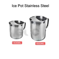 Ice Cup Stainless Steel Coffee Cup Pitcher Water Jug Kettle Coffee Ice Water Cup
