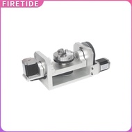 CNC Machine 4th 5th Rotary Axis 100mm 3 Jaw Chuck Rotation Axis for Metal Wood Router Milling Machin