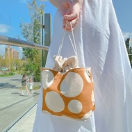 小蘿蔔頭束口水桶帆布包-泰奶QQ 束口包 側背包 斜背包 手提包