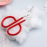 COLOMBE Cable Tie Opener, Stainless Steel Silicone Handle Zip Tie Remover, Zip Tie Tool Compact Bent