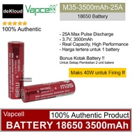 Authentic VAPCELL 18650 3500mAh 25A Battery | batre baterai batere