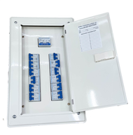 Panel Board 12 Branches 80A main 2Pole for Miniature Circuit Breaker with 2 Pole Miniature Circuit B