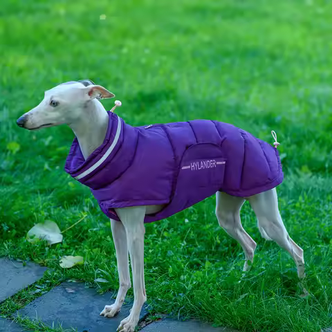 Dog Coat Apparels Costumes Jacket For Dogs Reflective High-necked Pet Quilted Puffer Warm Winter Lar