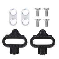 New 2Pcs Bike Cleats for Shimano Mountain Bike Cleats Bike Mountain Shoes Cleats Pedal Locking Plate