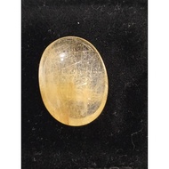 N00242 AAA Grade Natural Gold Hair Amethyst from Minas Gerais Weight 18.15ct Dimensions: 20.9+315.5+
