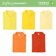 SOFTEX Honeycomb UNISEX PLAIN POLO SHIRT LIGHT GOLD YELLOW (BEST SELLER/LOWEST PRICE)