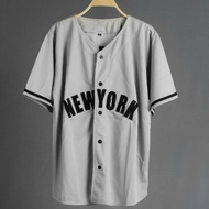New York grey baseball Jersey