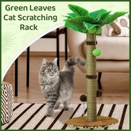 Cat Scratching Post For Kitten Cute Green Leaves Cat Scratching Post with Sisal Rope Indoor Cat Tree