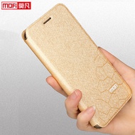 case for xiaomi redmi note 5 pro cover case leather book Mofi luxury soft silicon global redmi note