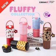 ListonX Fluffy Collection 750ml Vacuum Insulated Tumbler | Premium SUS316 Stainless Steel | Keeps Dr