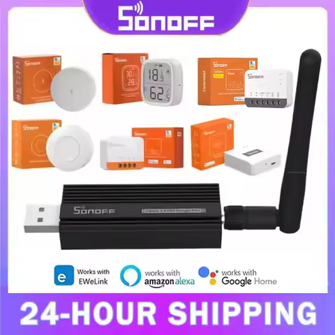 SONOFF SNZB-02D/02P Temperature Humidity Sensor,SNZB 01P Zigbee Button Switch,Bridge Gateway Support