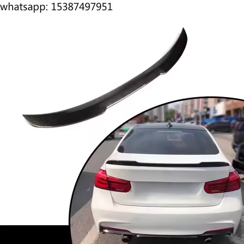 For 3Series F80 M3 F30 Carbon Fiber Car Rear Wing Spoiler Lip for BMW F30 320i 325i 328i 330i 340i F