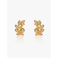 916 Gold Leaf Earring